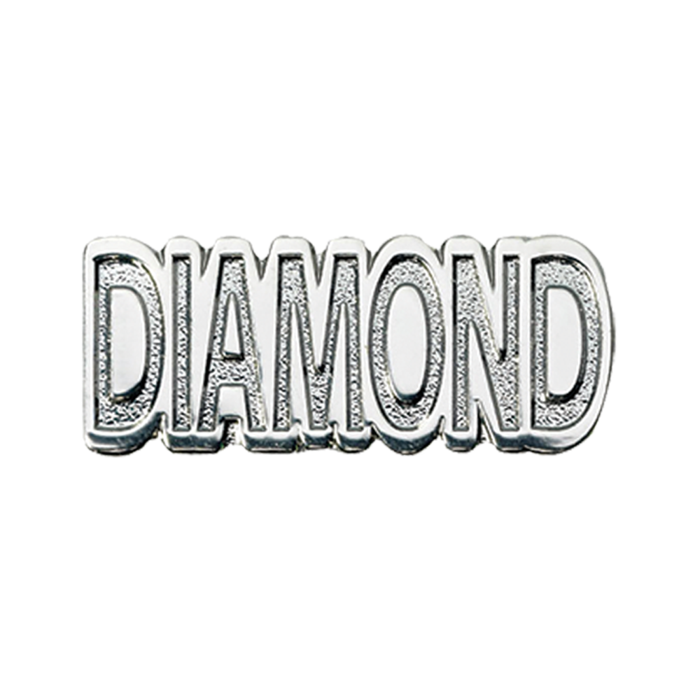 DIAMOND Shaped badge (pack of 5)