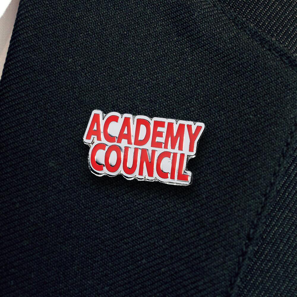 ACADEMY COUNCIL badge red (pack of 5) - Image 2