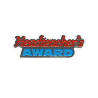 Headteacher's Award - retro badge (pack of 5)