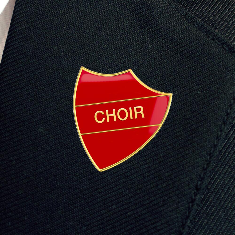 CHOIR red and gold badge (pack of 5) - Image 2