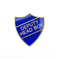 DEPUTY HEAD BOY blue and gold badge pack of 5)