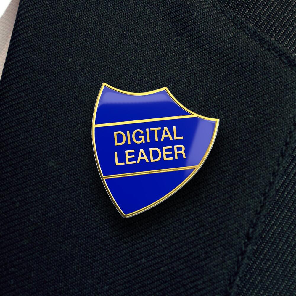 DIGITAL LEADER blue and gold badge (pack of 5) - Image 2