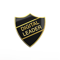 DIGITAL LEADER black and gold badge (pack of 5)