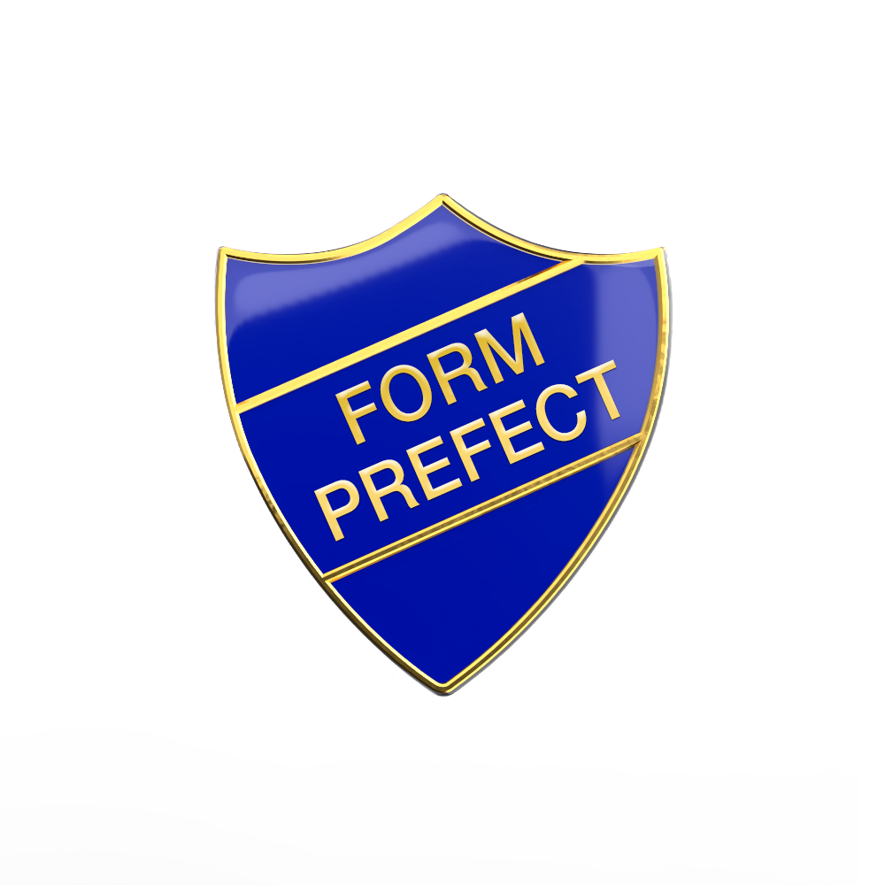 FORM PREFECT badge blue and gold (pack of 5)