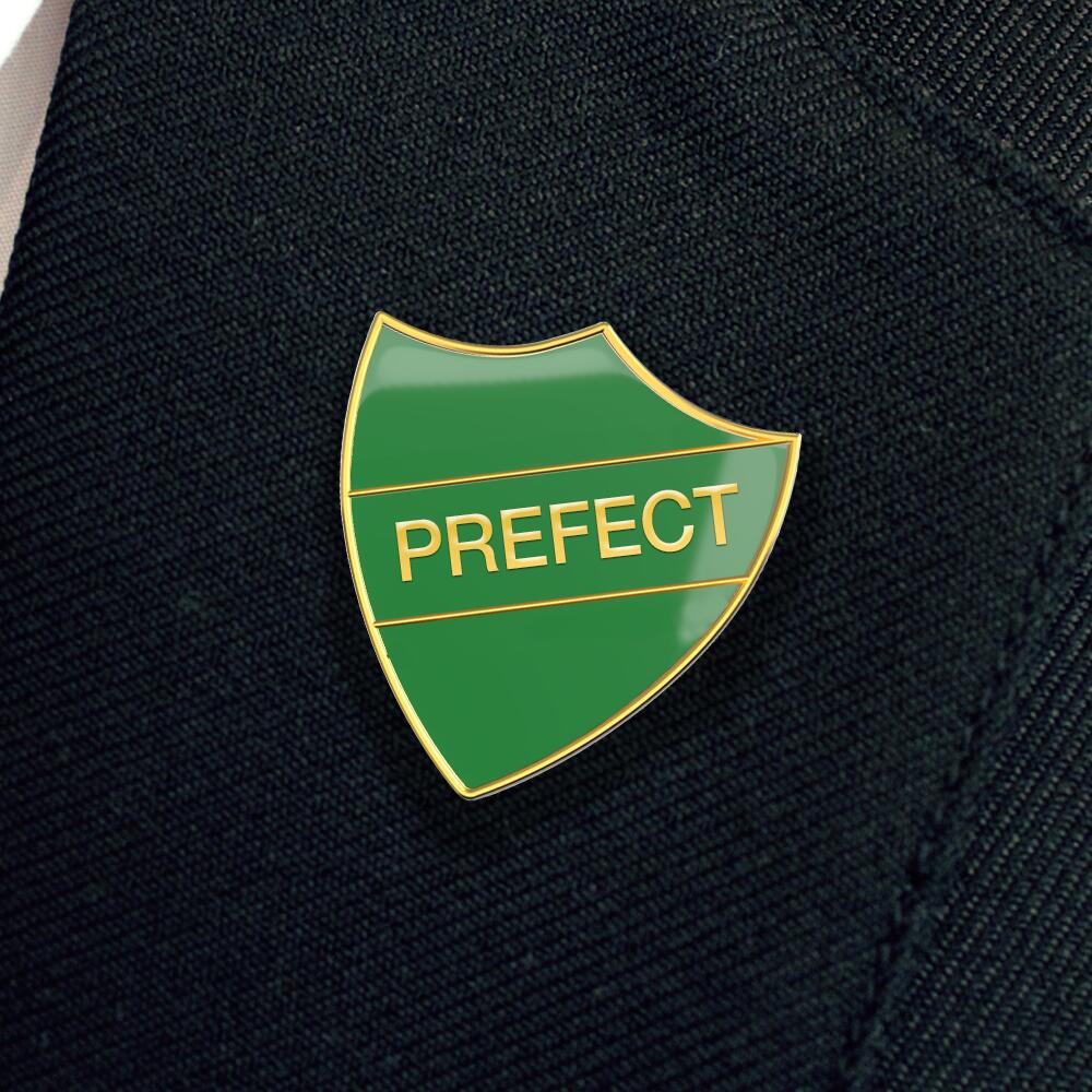 PREFECT badge green and gold (pack of 5) - Image 2