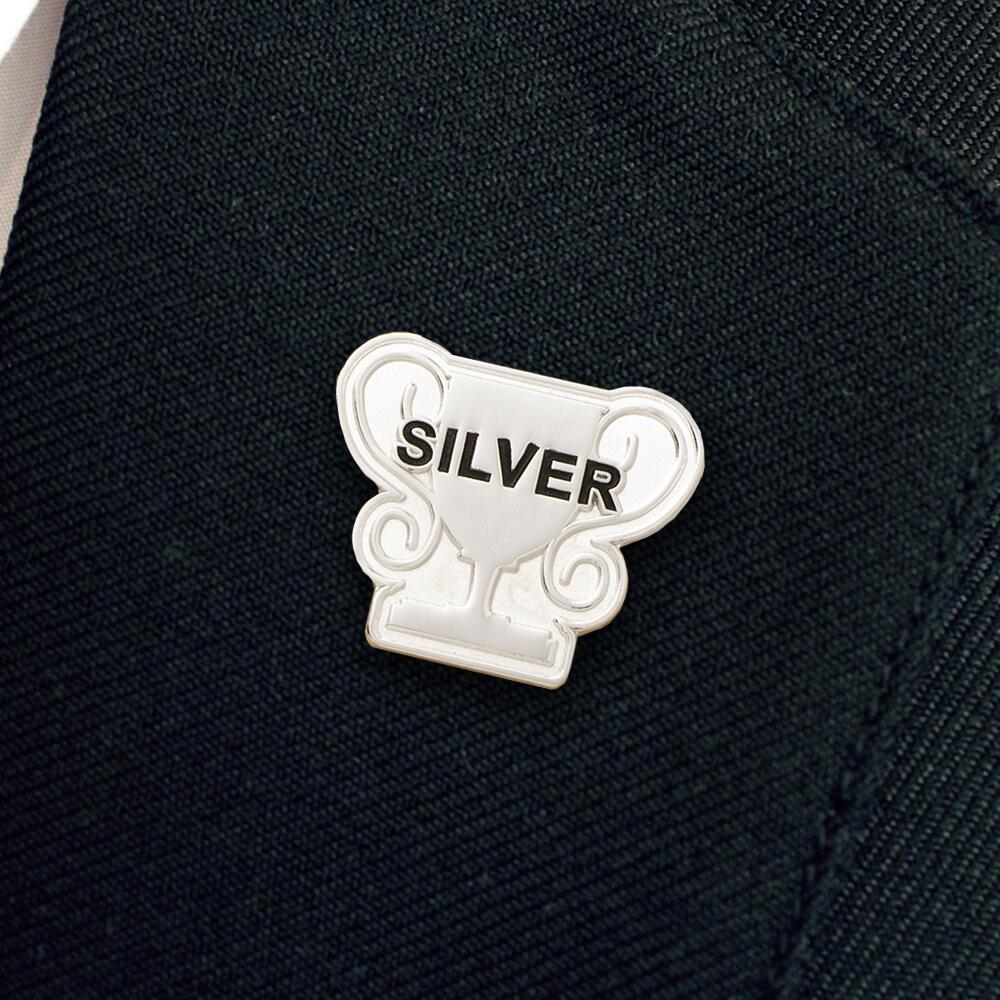 Silver Trophy badge (pack of 5) - Image 2