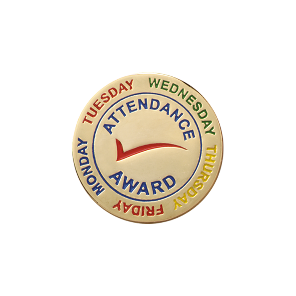 Attendance Award badge (pack of 5)