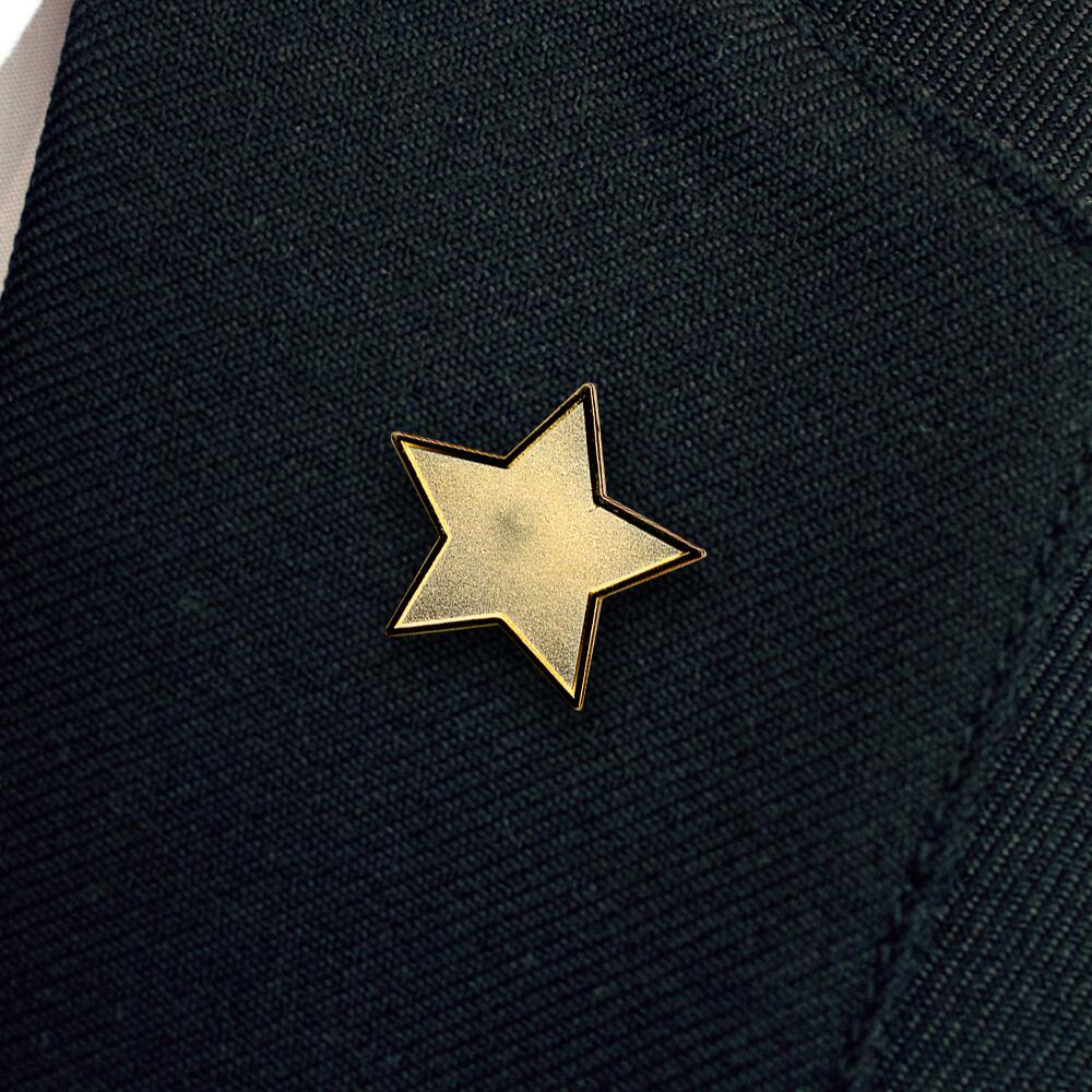 Gold Star badge (pack of 5) - Image 2