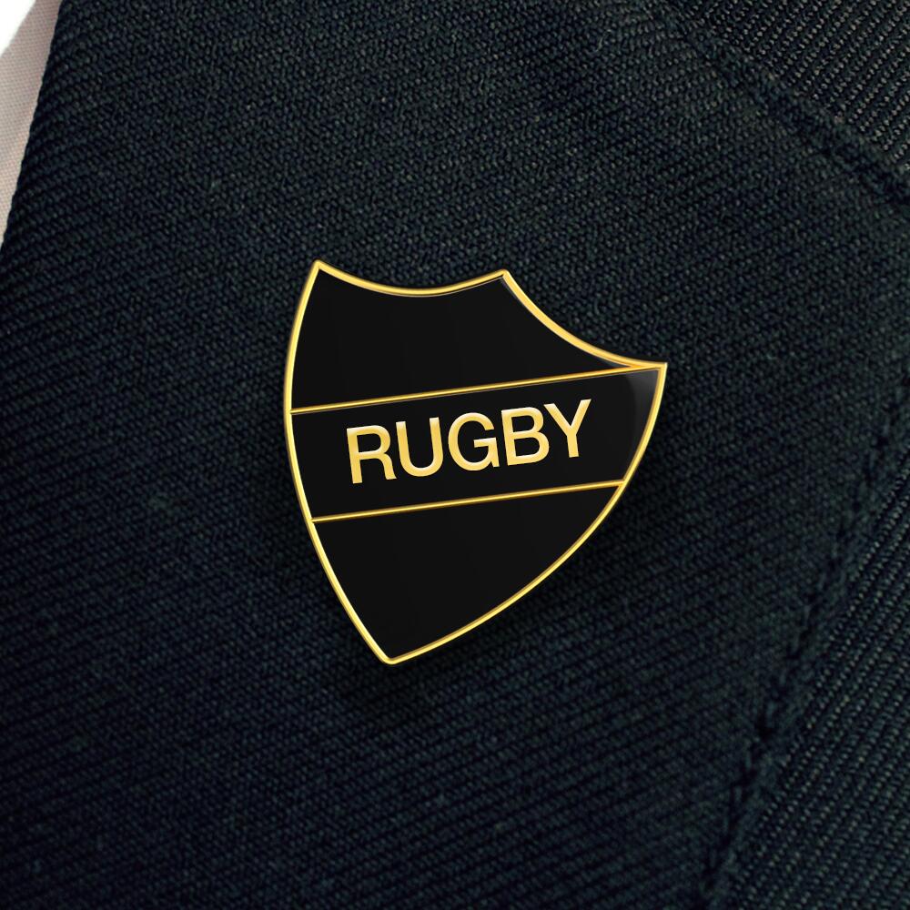 RUGBY shield badge (pack of 5) - Image 5