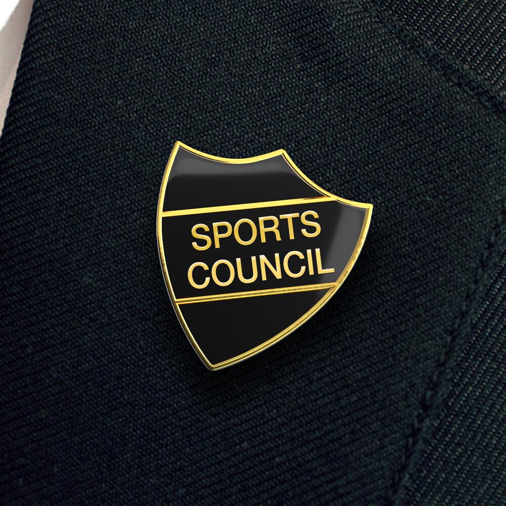 SPORTS COUNCIL shield badge (pack of 5) - Image 5