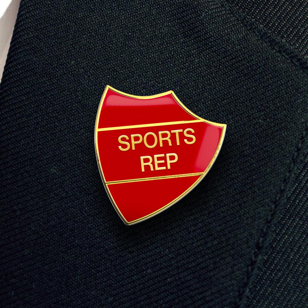 SPORTS REP shield badge (pack of 5) - Image 2