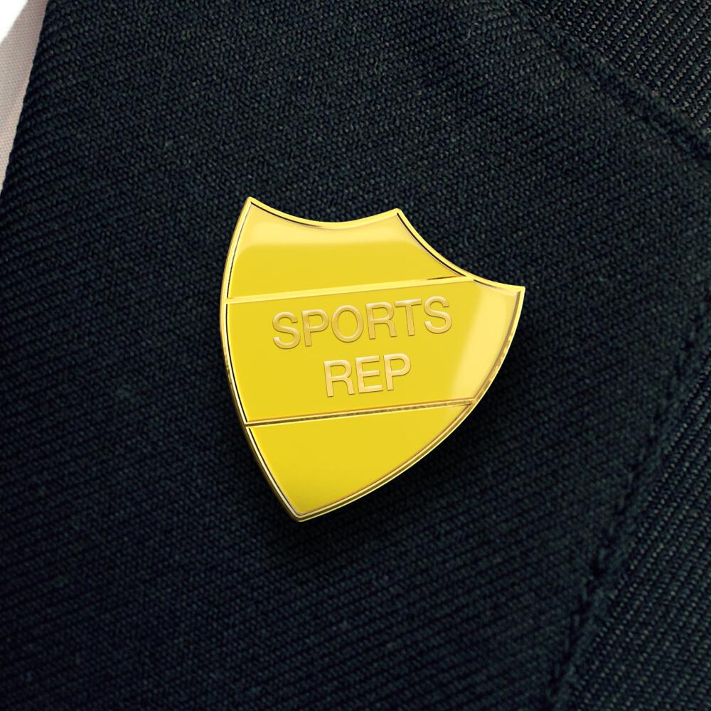 SPORTS REP shield badge (pack of 5) - Image 3