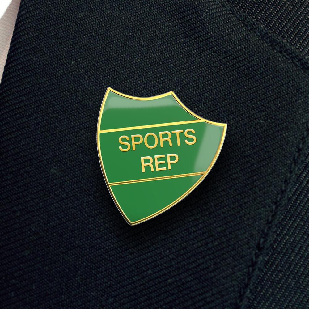 SPORTS REP shield badge (pack of 5) - Image 4
