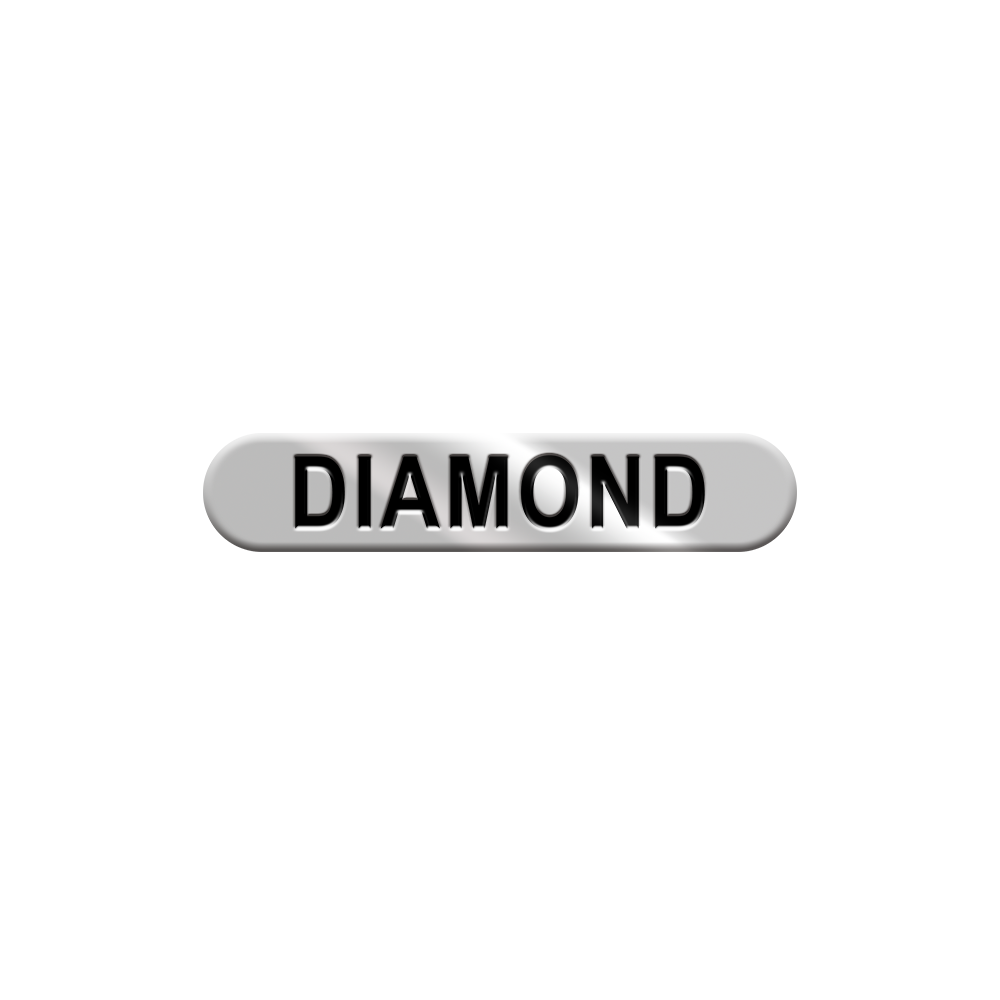 Diamond Award badge (pack of 5)