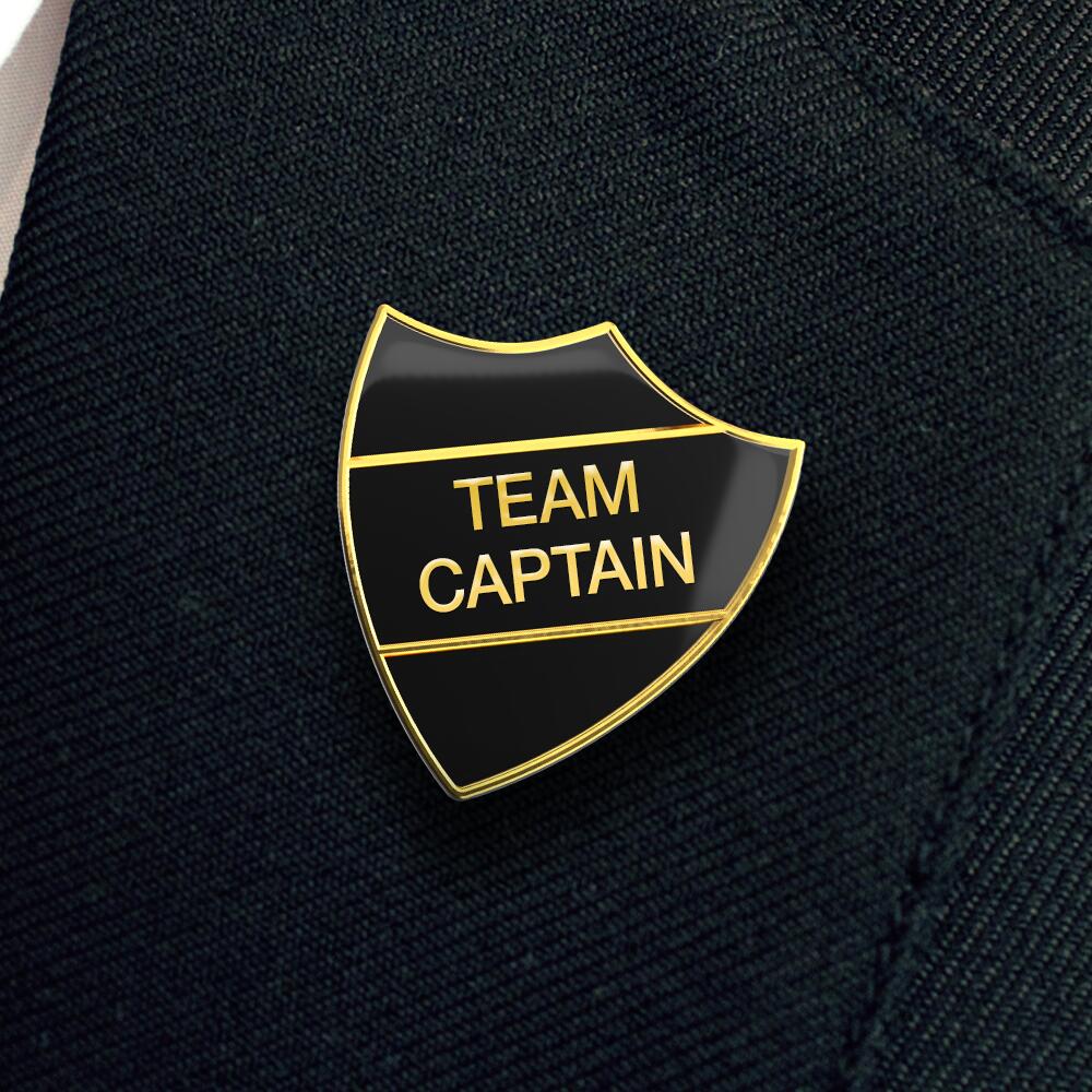 TEAM CAPTAIN shield badge (pack of 5) - Image 5