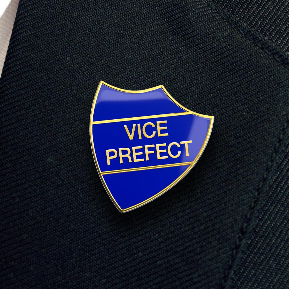 VICE PREFECT shield badge (pack of 5)