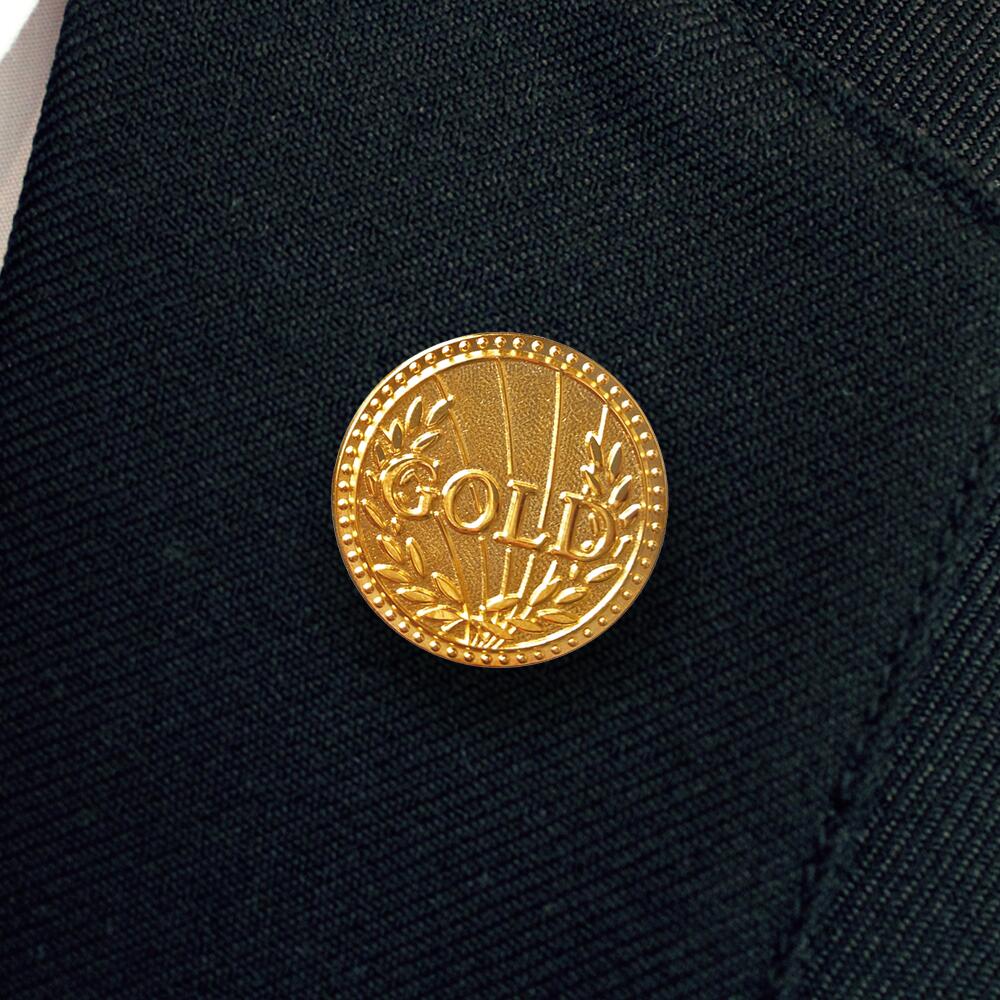 Gold award badge (pack of 5) - Image 2