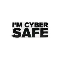 I'm Cyber Safe enamel badge