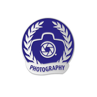 Photography Enamel Badge