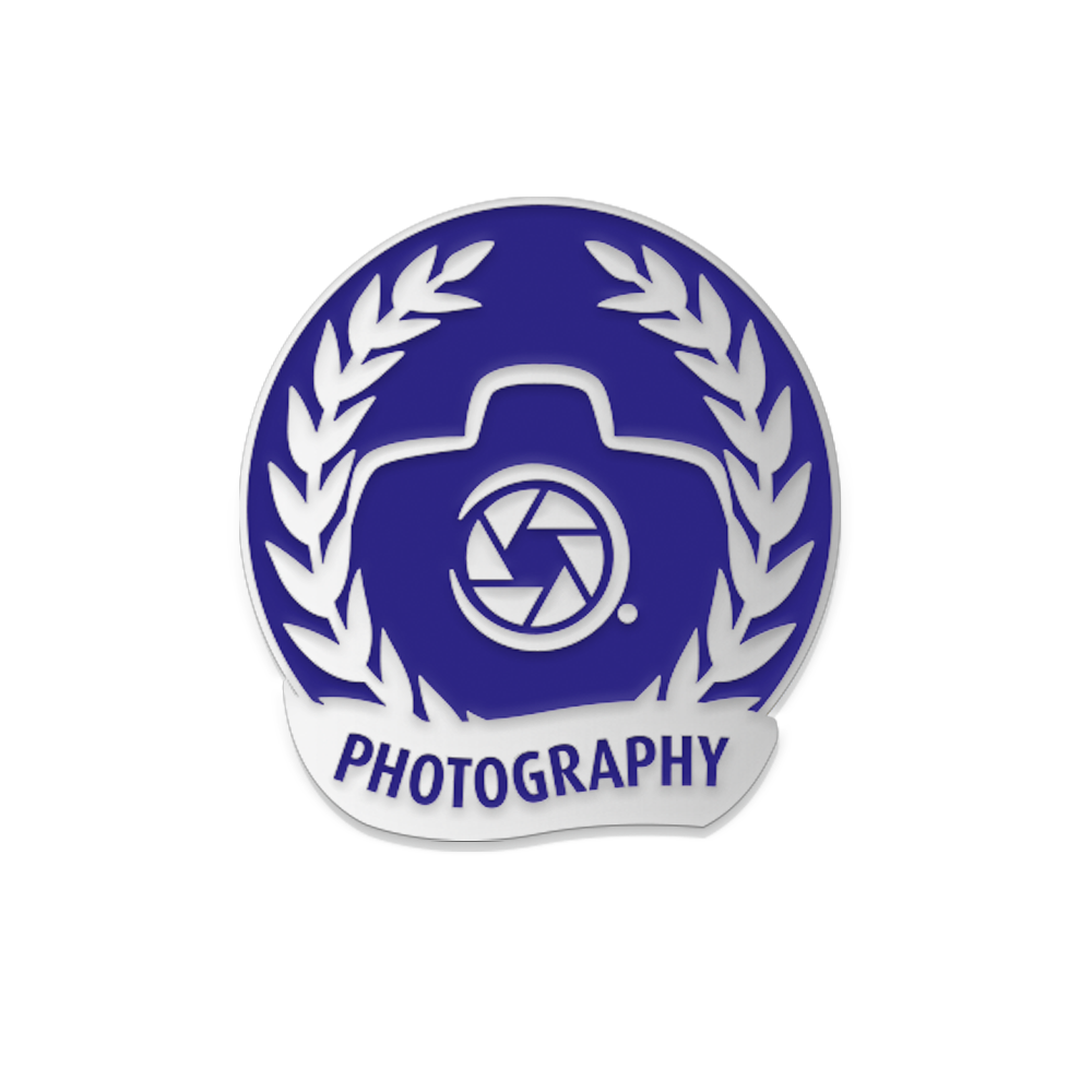 Photography Enamel Badge