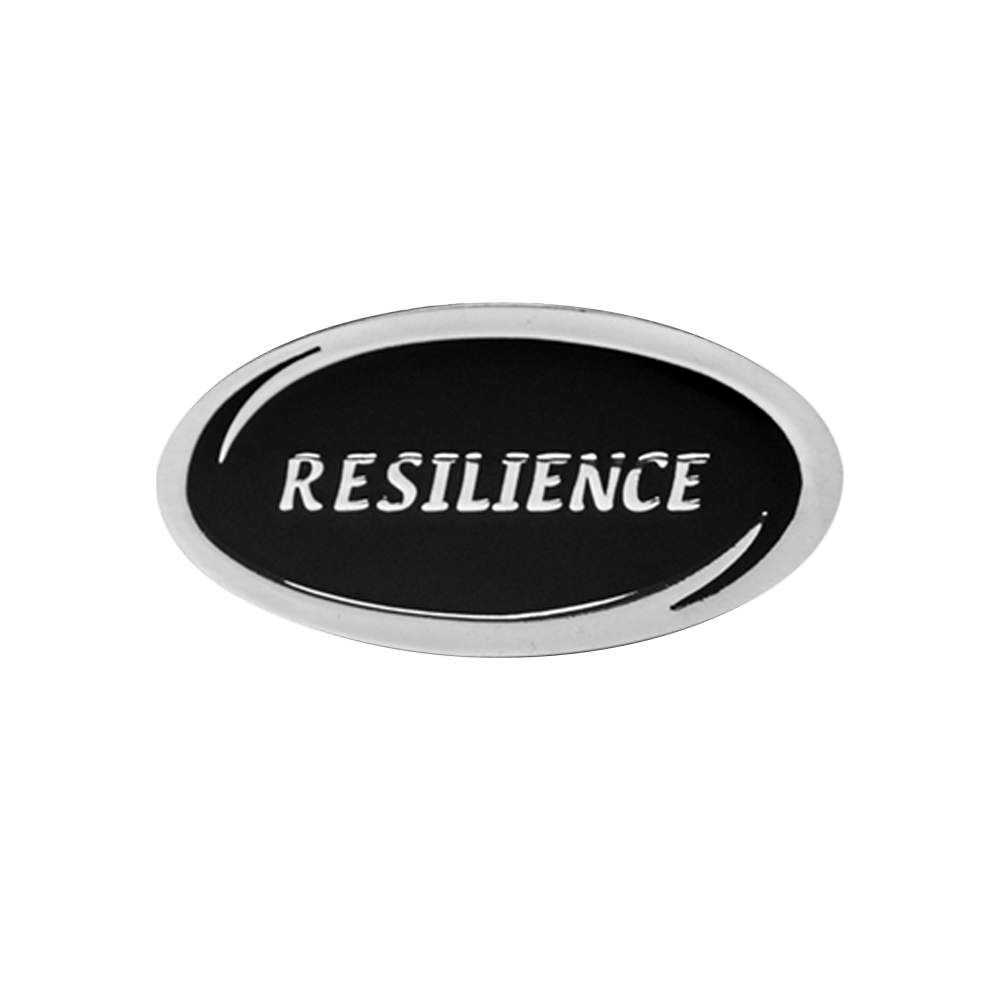 Resilience 'Values' enamel badge