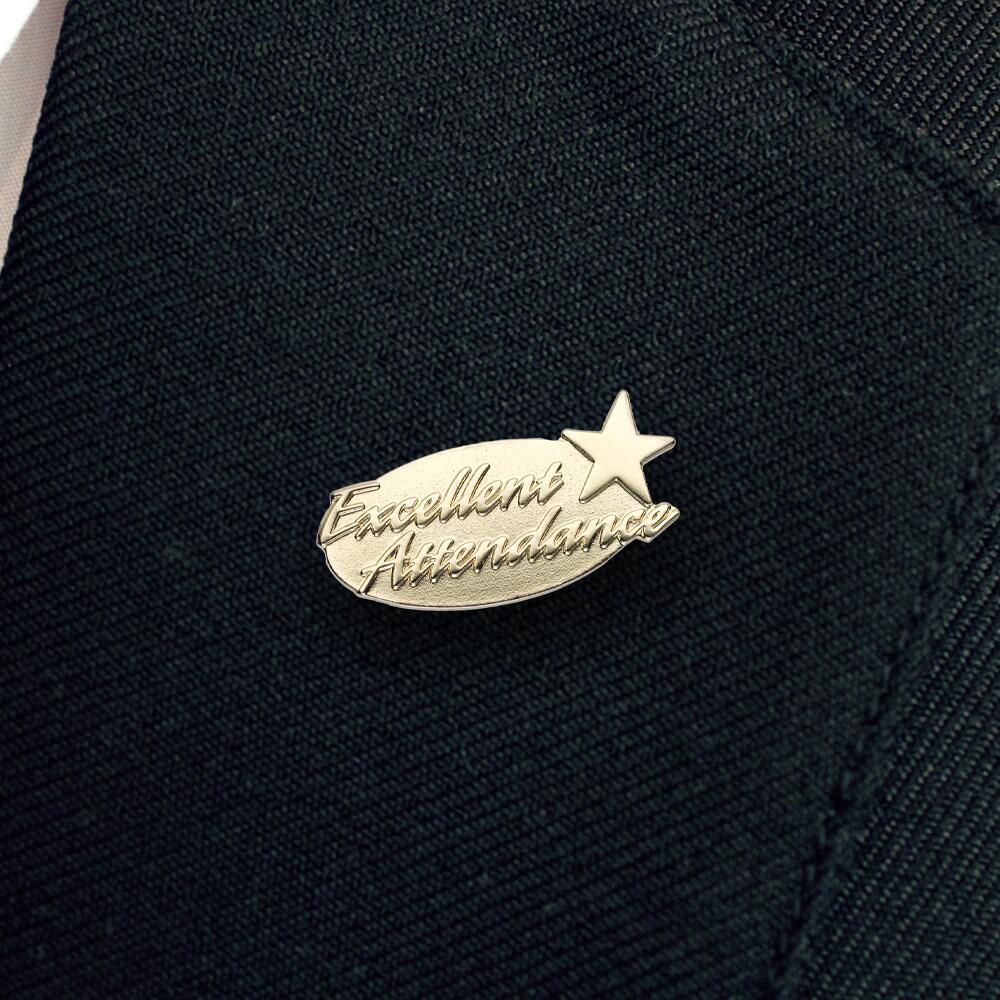 Gold Excellent Attendance badge (pack of 5) - Image 2