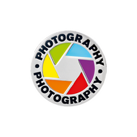 Photography Enamel Badge