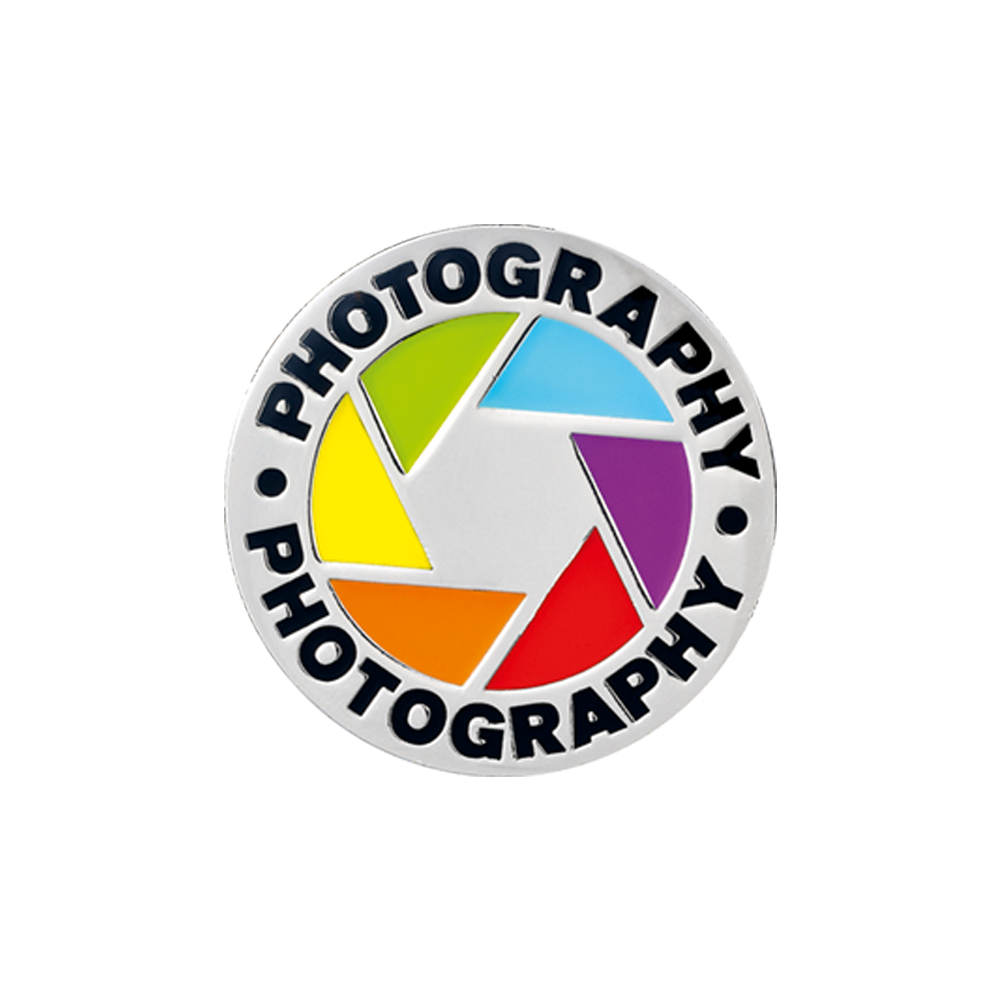 Photography Enamel Badge