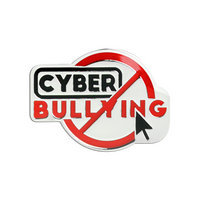 Cyber Bullying Enamel Badge