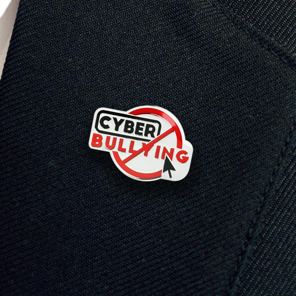 Cyber Bullying Enamel Badge - Image 2