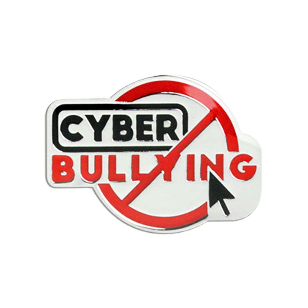Cyber Bullying Enamel Badge
