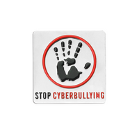 Stop Cyber Bullying Enamel Badge