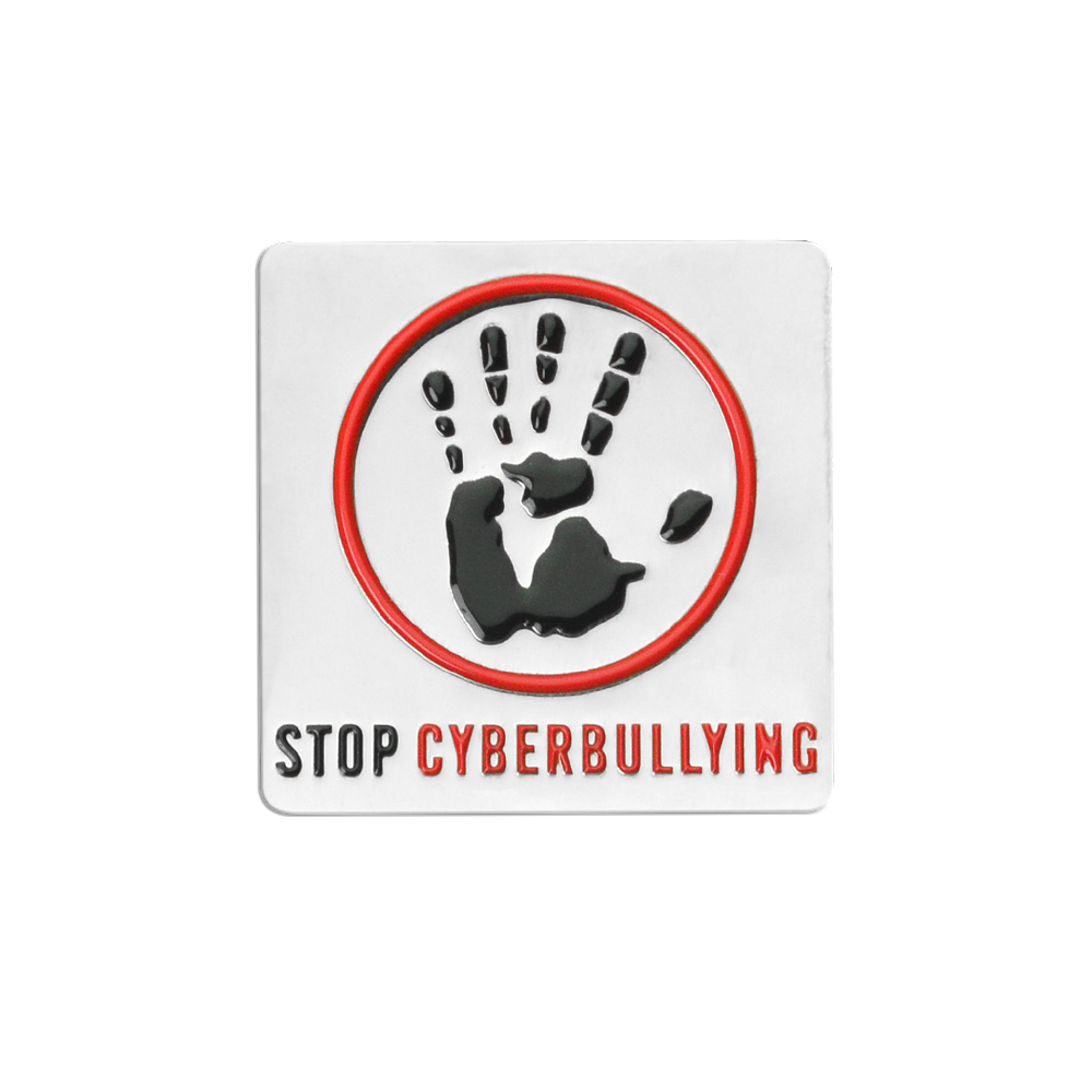 Stop Cyber Bullying Enamel Badge
