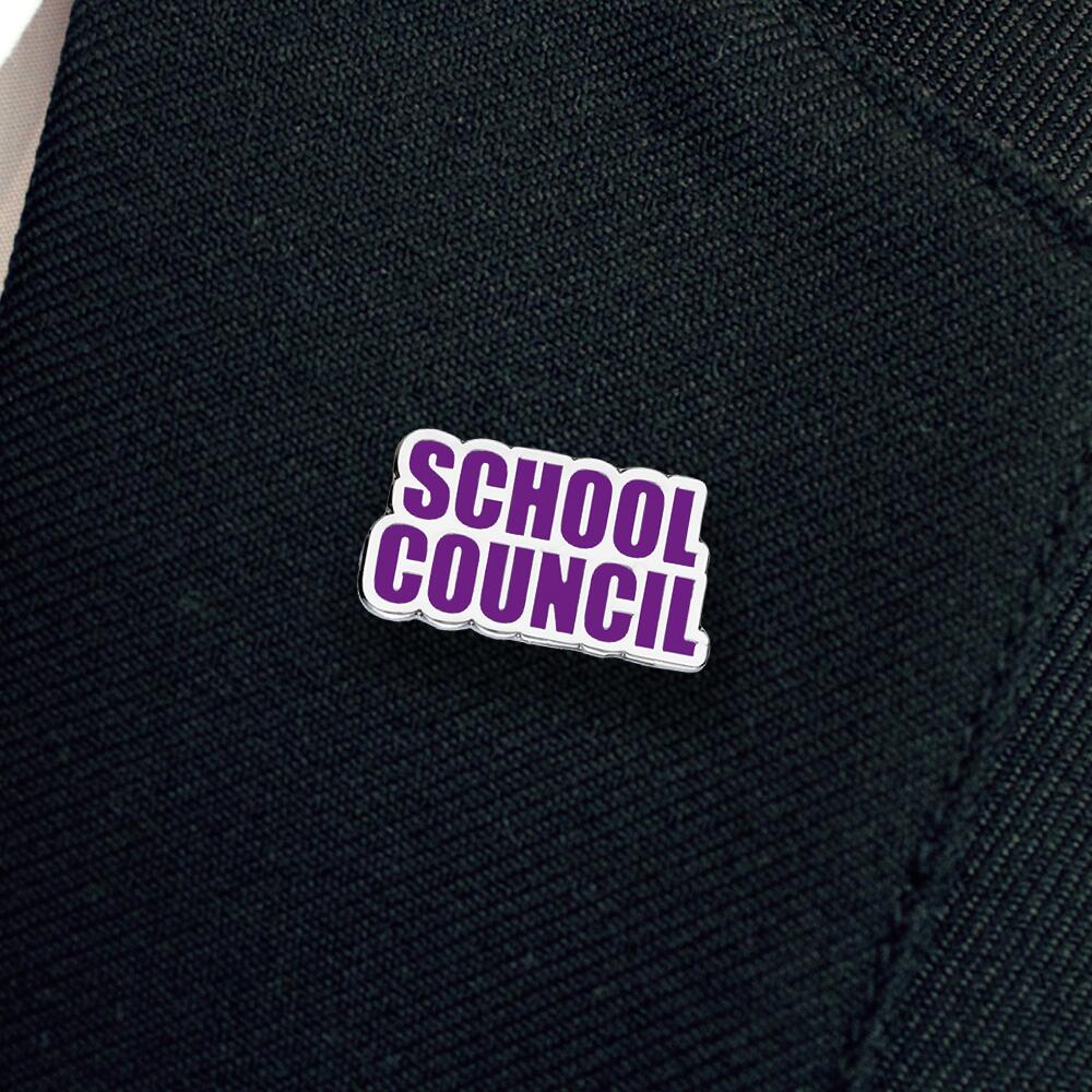 SCHOOL COUNCIL enamel badge (Pack of 5)