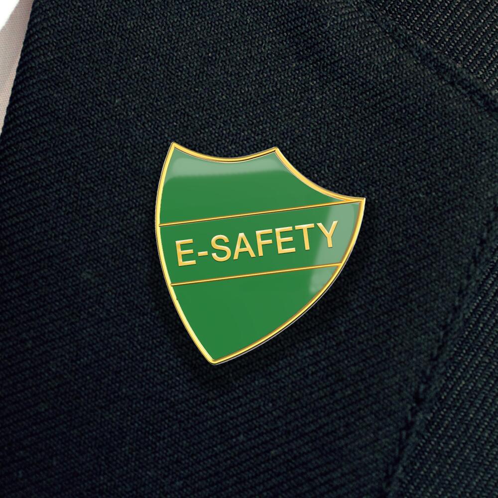 E-SAFETY shield badge (pack of 5) - Image 4
