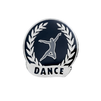 Dance enamel badge