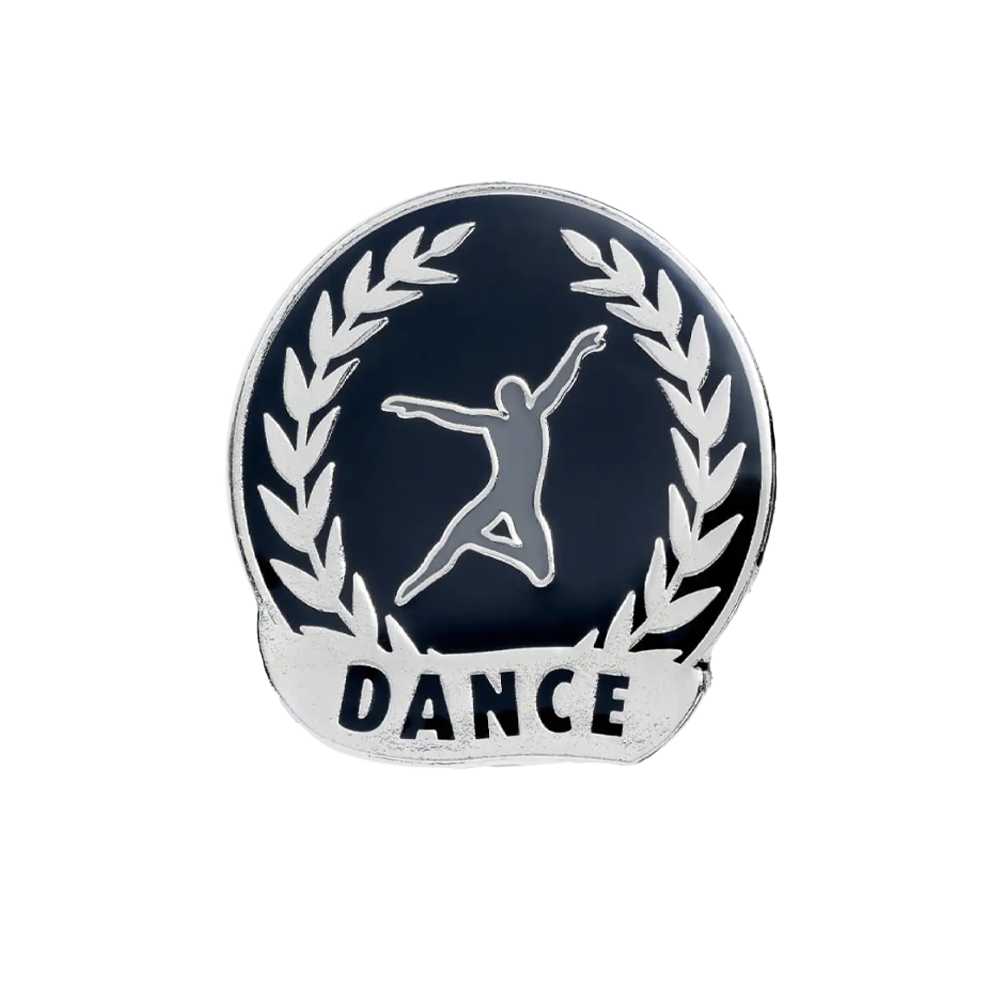 Dance enamel badge