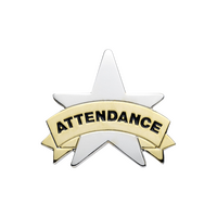 Attendance star badge