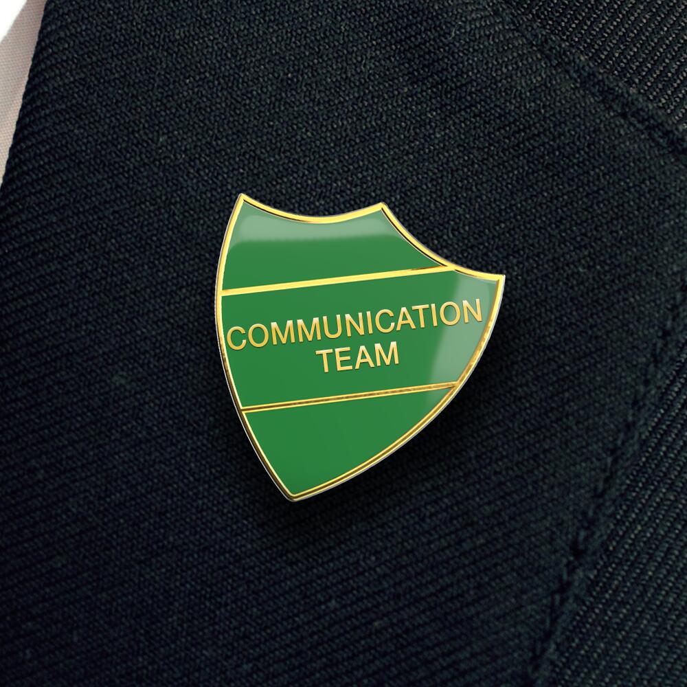 COMMUNICATION TEAM shield badge (pack of 5) - Image 4