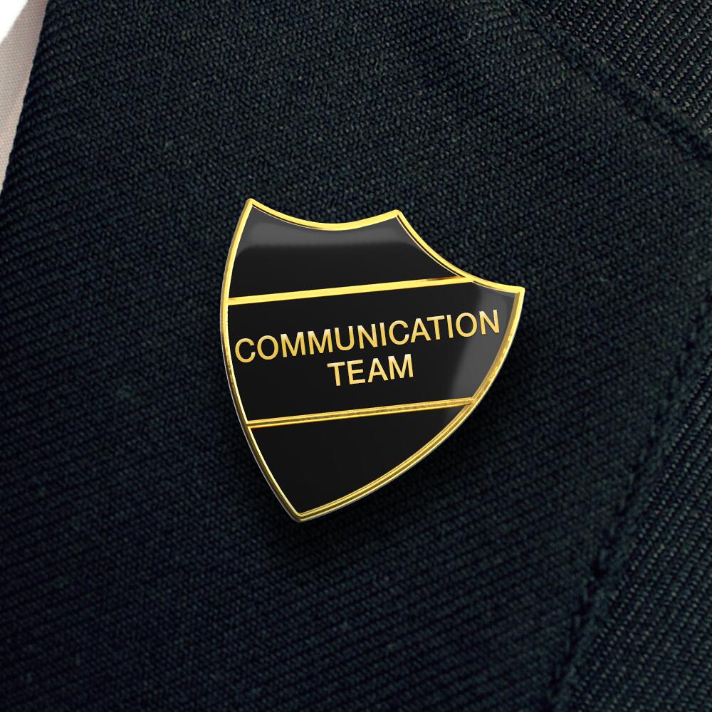 COMMUNICATION TEAM shield badge (pack of 5) - Image 5