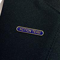 ACTION TEAM bar badge (pack of 5)
