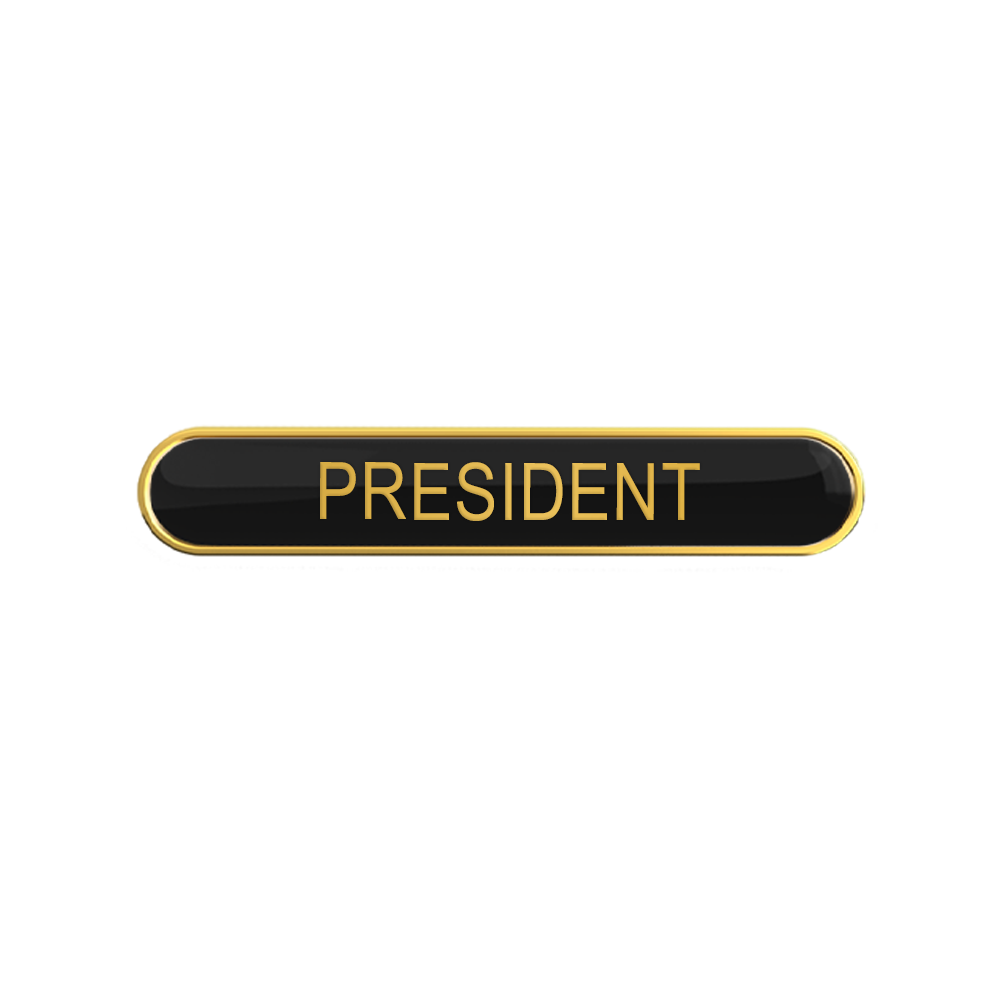 PRESIDENT Badges (pack of 5)