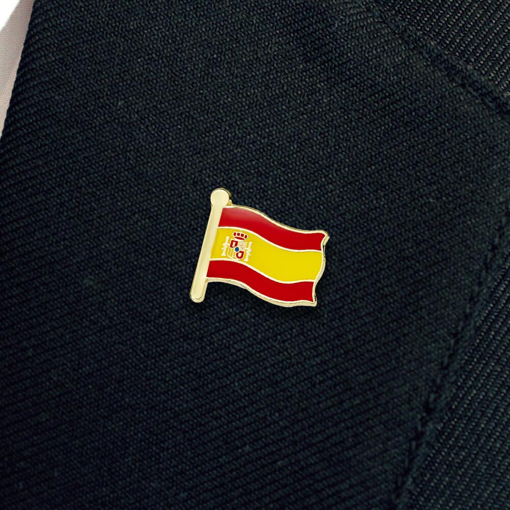Spanish Flag Enamel badges - Image 2