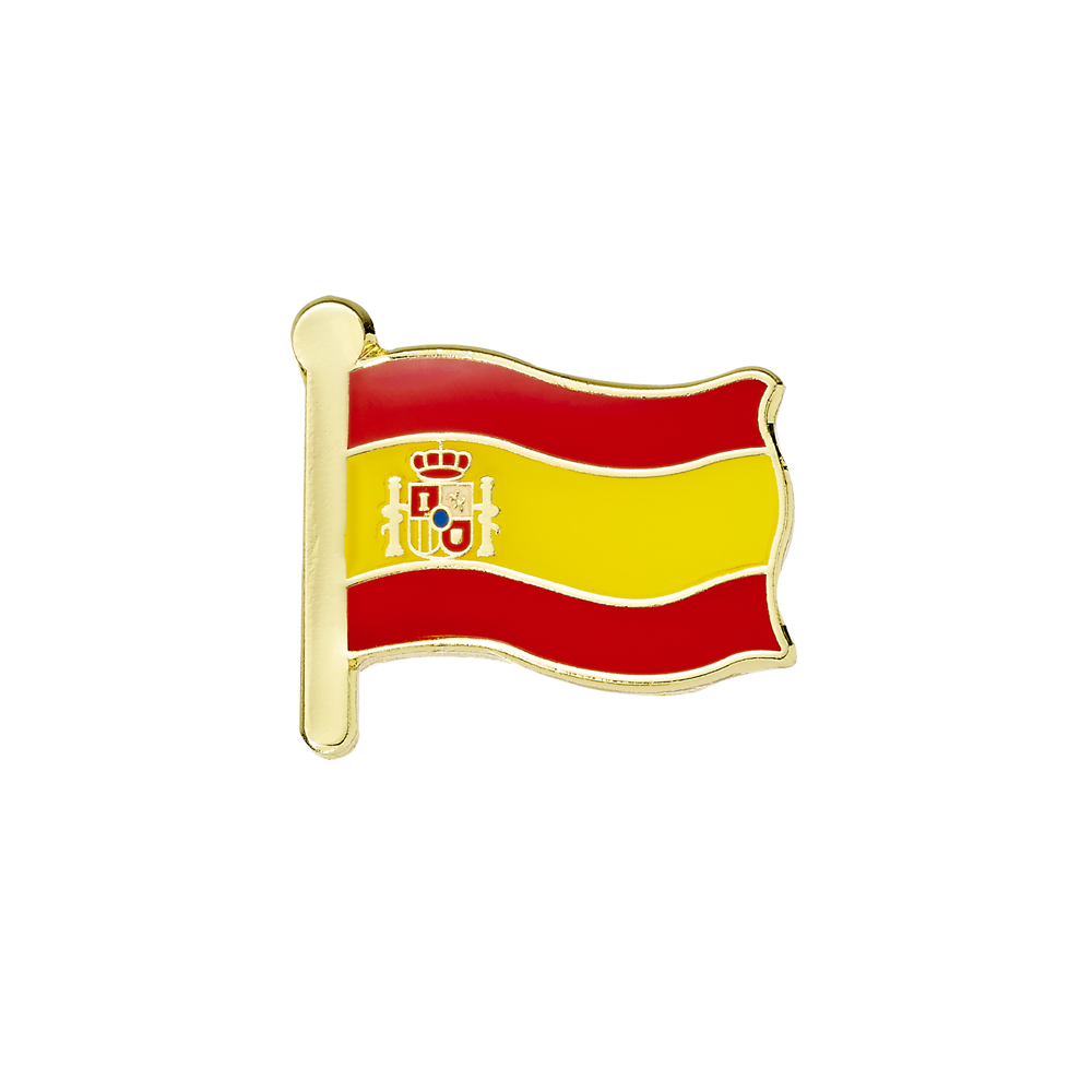 Spanish Flag Enamel badges