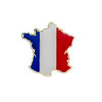 French shaped Enamel badges