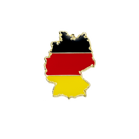 German shaped Enamel Badges