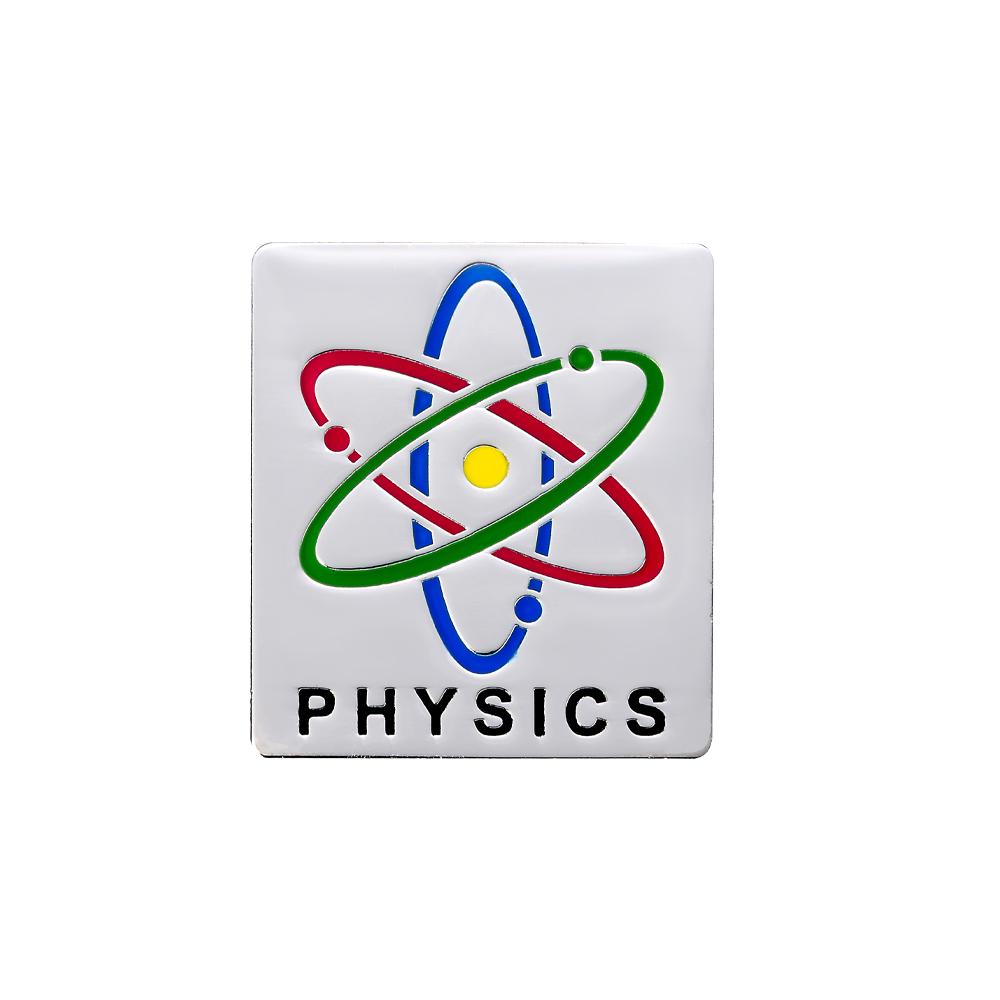 Physics Enamel Badges