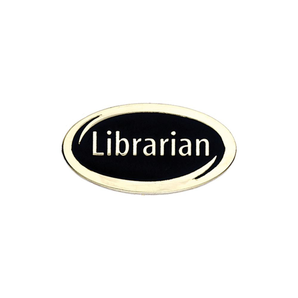 Librarian badge (pack of 5)