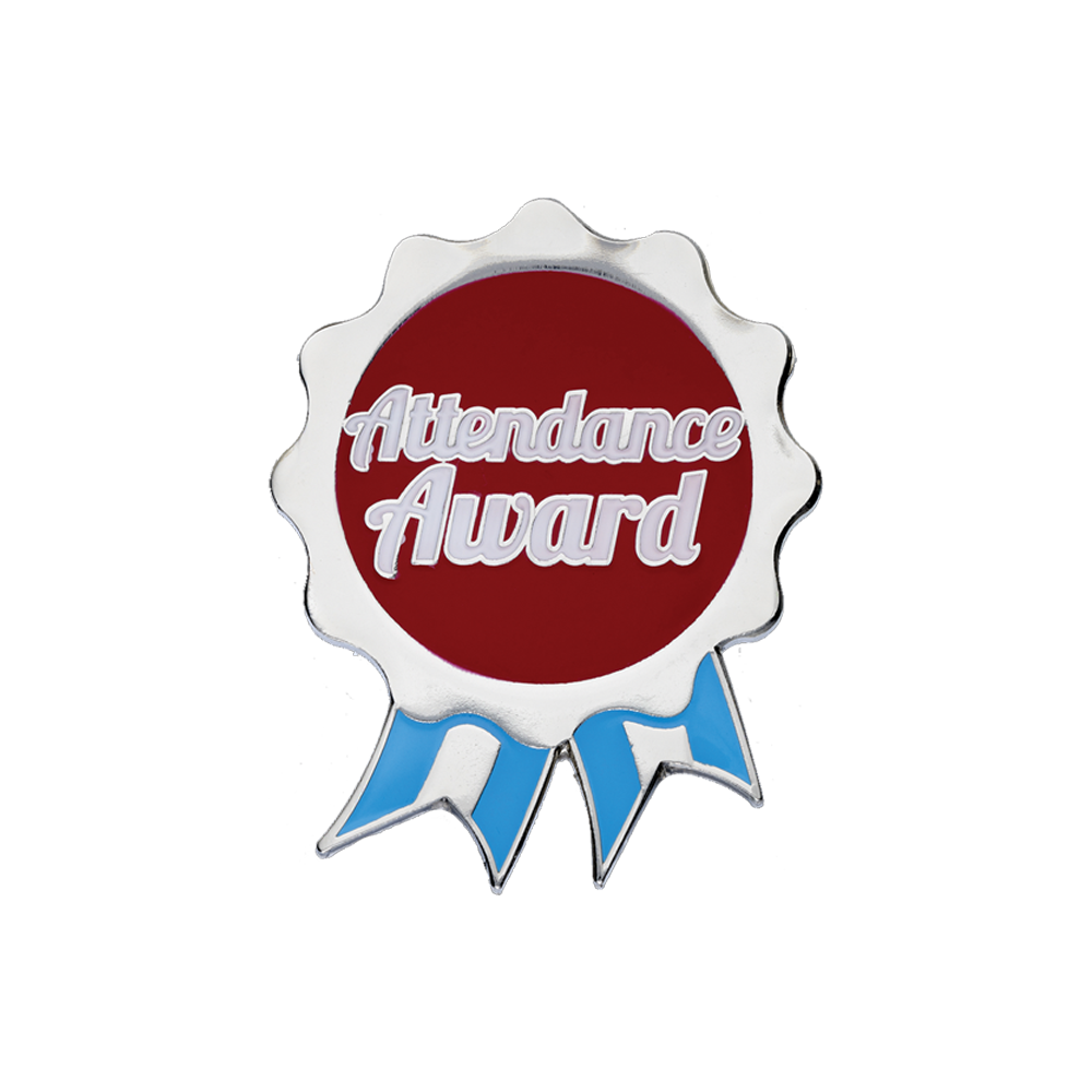 Attendance Award rosette badge (pack of 5)