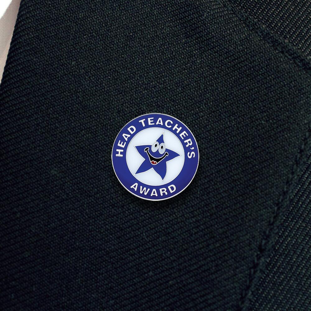 HEADTEACHER'S AWARD enamel badge (pack of 5)